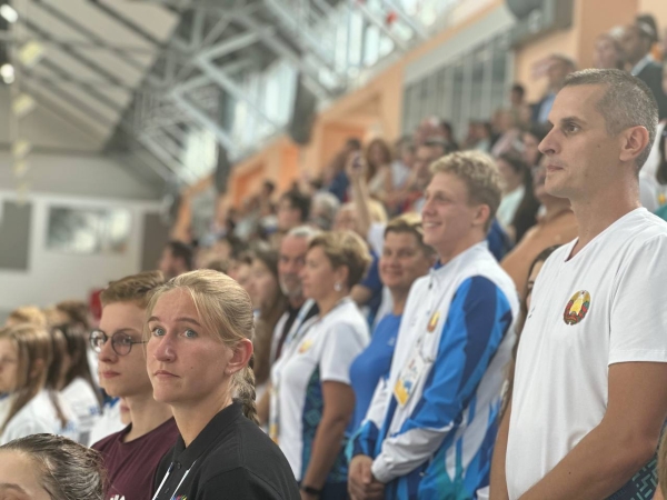 В Бресте состоялась торжественная церемония официального открытия соревнований по плаванию в программе II Игр стран СНГ