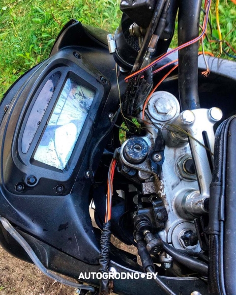 У белоруса в Вильнюсе хотели угнать мотоцикл, но не смогли. Разозлились и утопили в реке