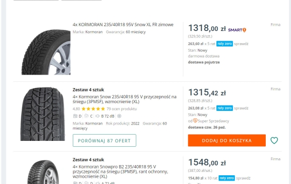 «От 50 долларов за комплект». Изучили шинный рынок в Польше и Литве «От 50 долларов за комплект». Изучили шинный рынок в Польше и Литве